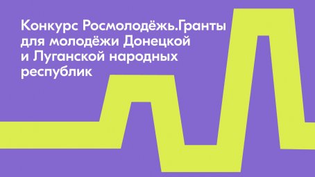 Для участников из ДНР открыт приём заявок на грантовый конкурс «Росмолодёжи»