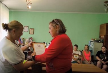 Еленой Вакаренко посетила Харцызск
