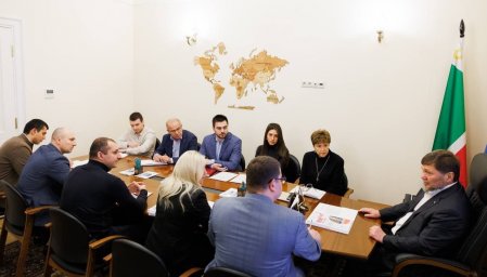 Юрий Мартынов встретился с заместителем Министра спорта РФ Одесом Байсултановым