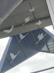 Белые журавли появились на окнах спортивных организаций ДНР в знак скорби о жертвах в «Крокус Сити Холле»