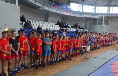 В Мариуполе прошли соревнования по греко-римской борьбе