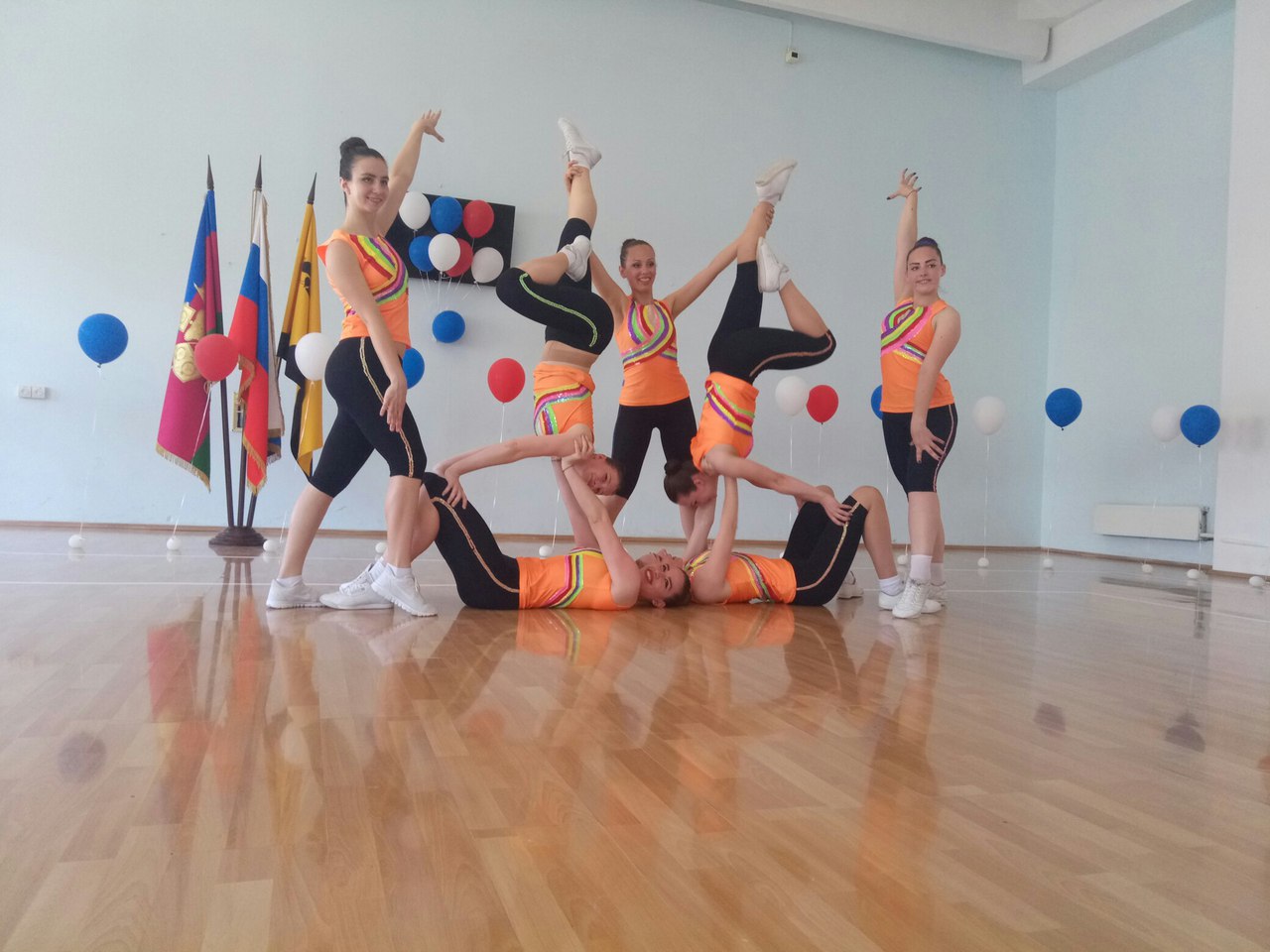 Позы по спортивной аэробике