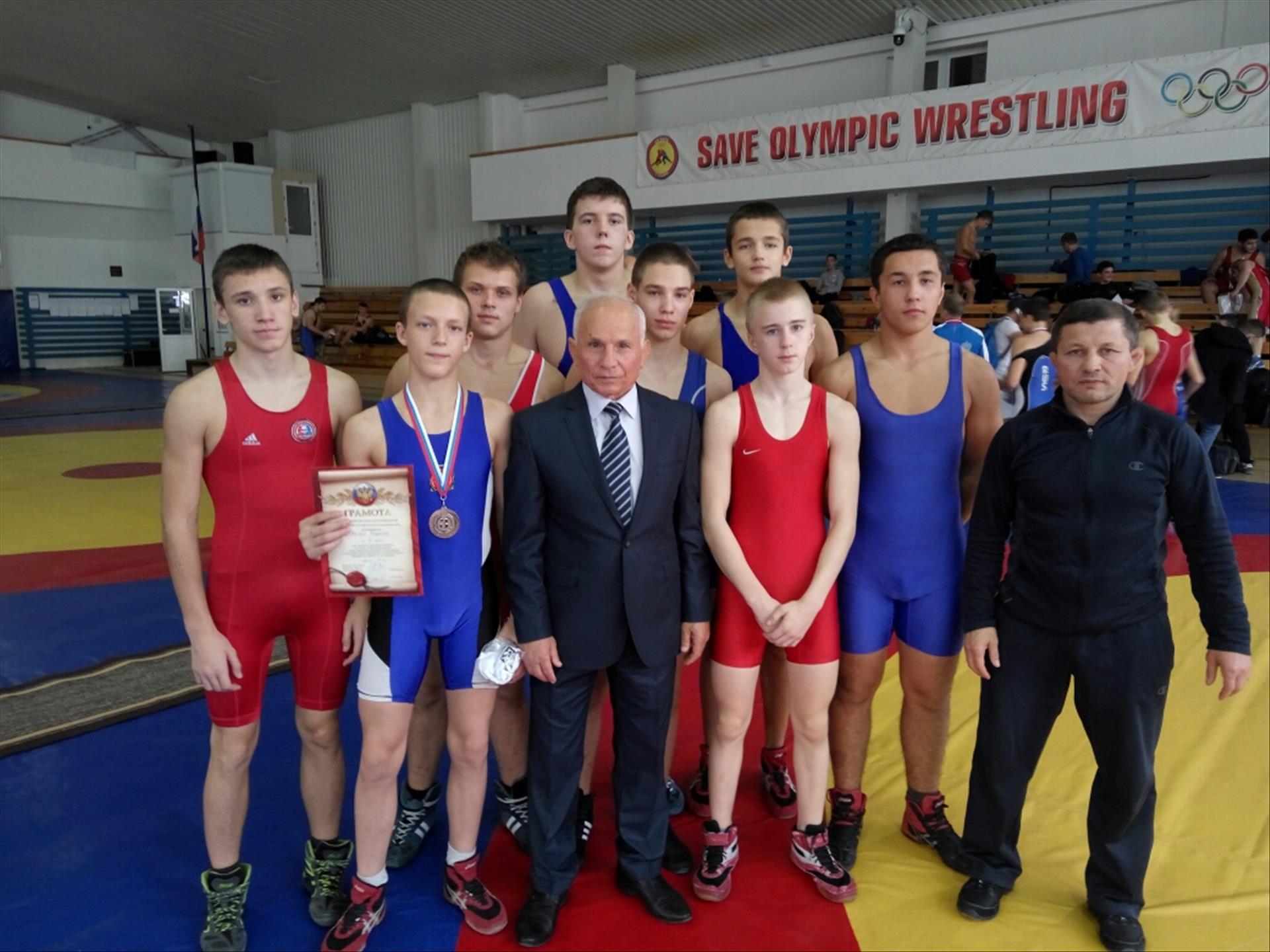 Спортсмены города Донецка призёры Всероссийского турнира по греко-римской борьбе